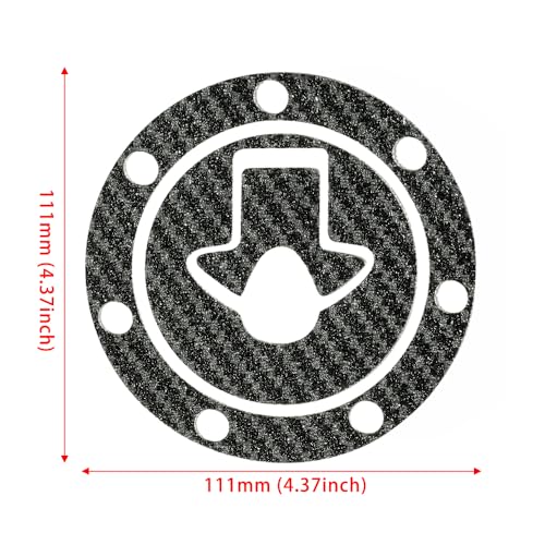 Motorcycle Carbon Tank Pad Protector Sticker Fuel Gas Oil Cap Decal, Anti-Scratch Oil Gas Tank Pad (ZX6E 6/7/9R ZXR400 750 ZZR250 ZRX1100) - color: Zx6e 6/7/9r Zxr400 750 Zzr250 Zrx1100