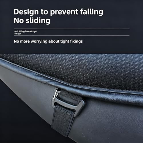 Motorcycle Seat Cushion for Indian Chieftain 2014–2026,Large 3D-Honeycomb Structure Shake Rider Cushion TPE Shock Absorption and Breathable for Long Rides