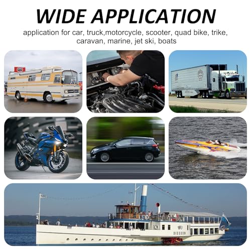 Connector Waterproof, 18 AWG Automotive Electrical Connectors Male and Female Way with Heat Shrink Tubing for Car Truck Boat and Other Wire Connections (2pin 6 Kits) - size: 2pin 6 Kits