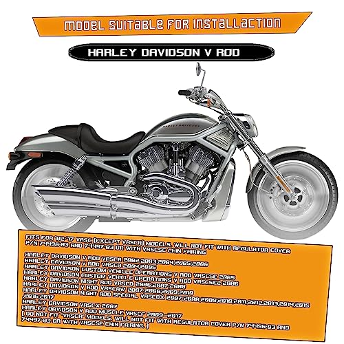 Kinglemc Crash Bar Engine Guard Highway Freeway Bar for Harley V-Rod Vrod Night Rod Muscle VRSC VRSCF VRSCA (Chrome) - color: Chrome