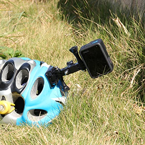 HSU Adjust Arm Straight Joints Mount, Long and Short Same Direction Straight Joints Mount for GoPro Hero 13 12 11 10 9 8 7 6 5 4 3 3+ 2 1, AKASO Campark and Other Action Cameras
