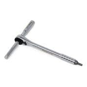 Prestacycle Pro T-Handle Ratchet and Extension, Portable Tool for use with standard 1/4 Hex Bits (not included), 60Nm Heavy-Duty & Compact Tools For Bicycle (Ratchet & Extension Only)