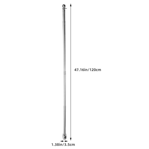 Bike Handlebar Flag Pole Mount Kit 2pcs Steel and Aluminum Alloy Adjustable Height Secure Support for Dirt Bike Motorcycles Biking Safety