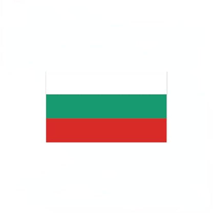 4 PCS Flag Stickers - Bulgaria Flag Stickers Decals for Cup Computer Laptop Car Bumper Window Helmet Musical Instrument with Smooth Surface - size: Bulgaria