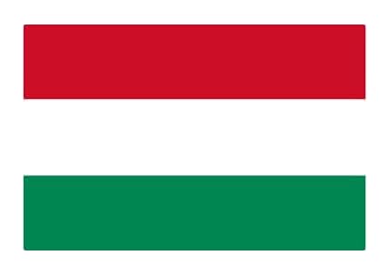 4 PCS Flag Stickers - Hungary Flag Stickers Decals for Cup Computer Laptop Car Bumper Window Helmet Musical Instrument with Smooth Surface - size: Hungary