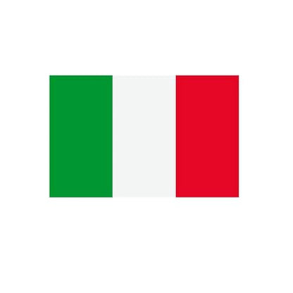 4 PCS Flag Stickers - Italy Flag Stickers Decals for Cup Computer Laptop Car Bumper Window Helmet Musical Instrument with Smooth Surface - size: Italy