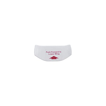 Motorcycle RX7X RX-7X RX-7V Racing Air Spoiler Wing Diffuser Extension Optinal Parts for RX7X RX-7X RR5 RX7-RR5 RX-7V (White) - color: White
