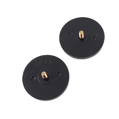 Dweekiy Orange Round Reflector,2 Pcs Round Reflector Universal Motorcycle Bike Red Reflector PMMA Material