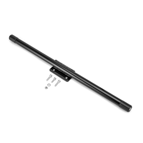Wsays Crash Bar Front Flat-Out Bar Highway Engine Guard Compatible with Harley Softail Fat Boy FLFB/S Heritage FLHC/S Street Bob FXBB Breakout Low Rider S FXLRS 2018-2025 (Gloss Black)