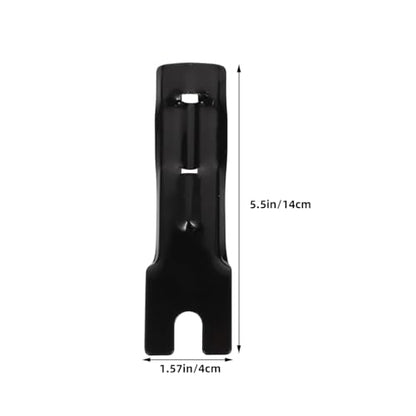 Toddmomy Safety Flag Pole Brackets 2-Pack Triangular Bike Flag Mounting Brackets Compact Durable Outdoor Riding Accessory for Bicycle Motorcycle