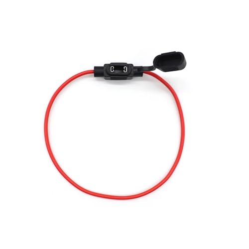 2Pcs Inline Fuse Holder Low Profile Mini APS ATT Add-a-Circuit Car Fuse Holder TAP Adapter 10A Blade Automotive Fuse Holder for Automotive Marine CFH-ILLPMI-PT10A30CM - color: CFH-ILLPMI-PT10A30CM