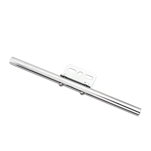 FSFY Metal Steel Front Rear Short Mount Turn Signal Light Tube Bar Bracket for for HONDA for Kawasaki for Yamaha for Suzuki for Harley bikes Touring Chopper Custom Applications, Silver