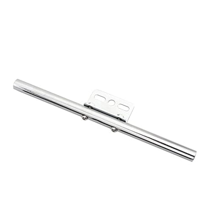 FSFY Metal Steel Front Rear Short Mount Turn Signal Light Tube Bar Bracket for for HONDA for Kawasaki for Yamaha for Suzuki for Harley bikes Touring Chopper Custom Applications, Silver