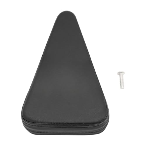 Motorcycle Backrest Cushion Sissy Bar Backrest Pad Shockproof Waterproof, Black