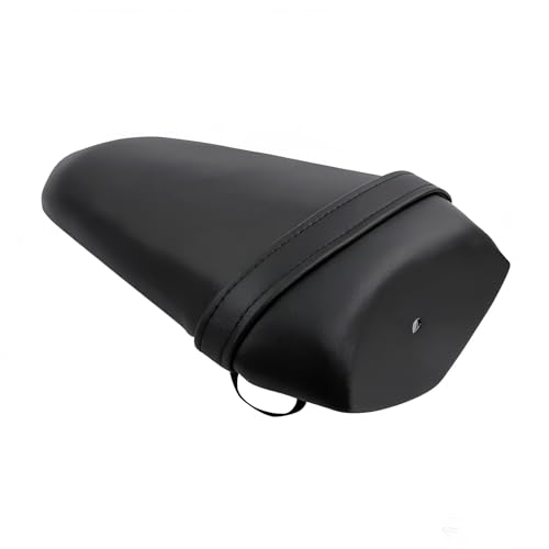 Rear Passenger Pillion Seat Compatible with Yamaha YZF R1 2015-2024, YZF R6 2017-2024, R1S 2016-2018 - Black Motorcycle Tandem Cushion Pad Replacement - size: Yamaha R1 15-22