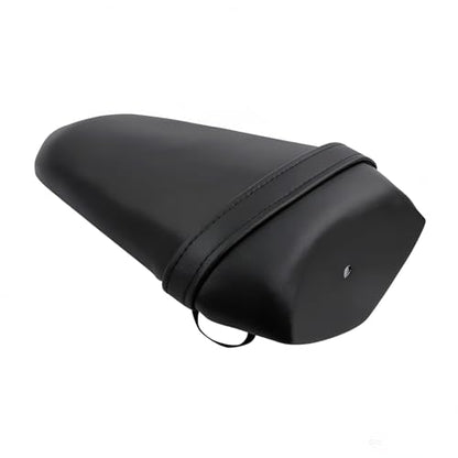 Rear Passenger Pillion Seat Compatible with Yamaha YZF R1 2015-2024, YZF R6 2017-2024, R1S 2016-2018 - Black Motorcycle Tandem Cushion Pad Replacement - size: Yamaha R1 15-22