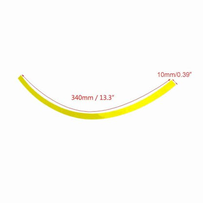 Reflective Wheel Rim Stripe Decal Sticker for 16-19 inch Rim Size Universal Car Motorcycle Wheel Reflective Pinstripe Decal Tape Sticker Decoration Film (Fluorescent Yellow)