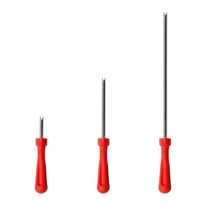 3 Pack Tire Valve Stem Removal Tool 9 Inch Extra Long Shrader Valve Core Remover Valve Core Removal Tool for Car Truck Inner Dual Wheel Tire Valve Stems Motorcycle Lawn Mower ATV RV Trailer