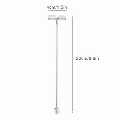 Tire Valve Stem Tool, 3 in 1 Valve Stem Puller, Stainless Steel Valve Stem Installation Tool for Car Tire Plug Core Remover Repairing, 8.6in, 1Pcs