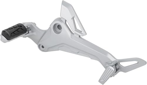 Mokuo Motorcycle Footrest Assembly,1 Pair Footpegs Kit in Alloy Aluminum Material Fit for Honda Grom Msx 2017-2020,Silver Color - color: 1 Pair - Silver