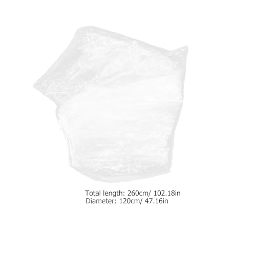 FAVOMOTO 4PCS XL Disposable Clear Plastic Motorcycle Cover, Waterproof Protection Dust Outdoor Rain Cover Bike Covers for Indoor Outdoor - size: XL