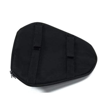 NIGHT CAT Tail Bag Multifunctional Waterproof Saddle Bag Motorcycle Rear Seat Universal Storage - color: Black