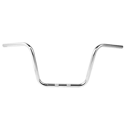 TCMT 12" Rise Ape Hanger 1" Handlebars Fit For Harley-Davidson FLST FXST Sportster XL Custom Application - color: Chrome, size: 12" Rise