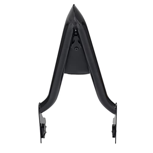 22 inch Detachable Passenger Sissy Bar Fit for Harley Touring Models 2009-2024 CVO Road Glide Street Glide Road King, One-Piece Rear Backrest with Back Cushion Black