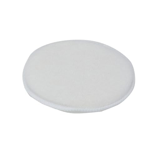 Maxshine Wax Applicator, Microfiber, 5 Inch, White, 3 Pack | Machine Washable, Durable, Reusable | Smooth Polish & Wax Application for Car Detailing, Scratchless Finish