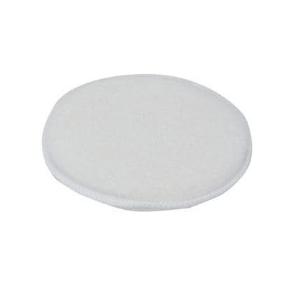 Maxshine Wax Applicator, Microfiber, 5 Inch, White, 3 Pack | Machine Washable, Durable, Reusable | Smooth Polish & Wax Application for Car Detailing, Scratchless Finish