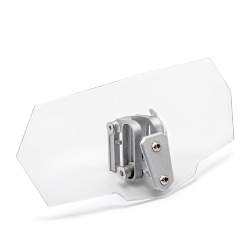 Fairing Windscreen Motorcycle Extension Spoiler Windshield Adjustable Windscreen Wind Deflector Acrylic Aluminum Alloy