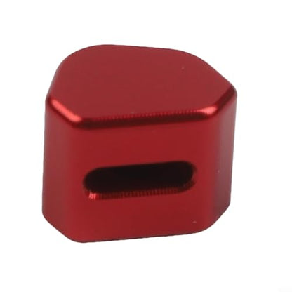 CNC Switch Button Turn Signal Key Cap, Aluminum Alloy Replacement Part, Fit for Honda Motorcycle(red) - color: red