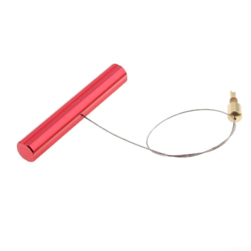 Motorcycle Tire Valve Stem Puller Tool For Repairing Tire Valves And Pulling Valve Stems Through Rim Holes Motorcycle Tire Repair Tool With Rotating Cable Handle (Red) - color: Red
