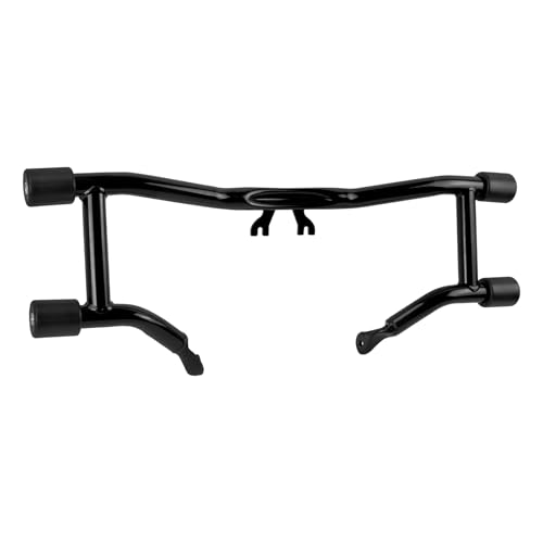 Engine Guard Flat-Out Bar Fit for Harley Touring Street Glide Road Glide Road King Electra Glide Ultra (F- Engine Guard for 14-23 Touring) - size: F- Engine Guard For 14-23 Touring