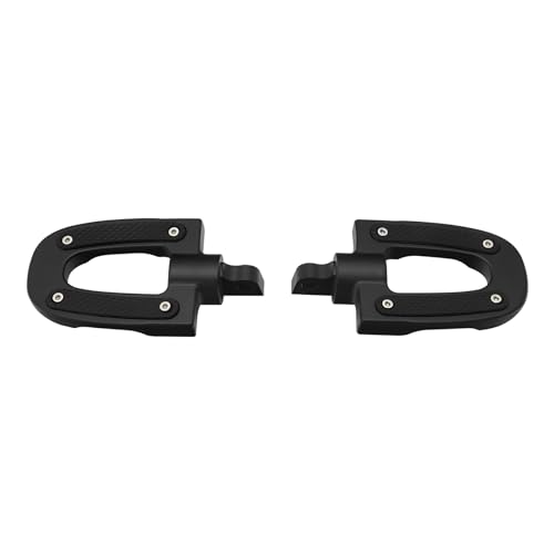 TCMT Motorcycle Foot Pegs Male Mount Fit For Harley Touring Street Road Glide Softail Dyna - color: Matte Black, size: Style J