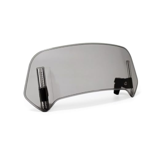 Motorcycle Windshield for Kawasaki Concours 14 2008-2023, Windshield Deflector Protector Wind Screen Front Windscreen Wind Deflector Wind Protection Air Deflector,Gray-280mm - color: Gray, size: 280mm