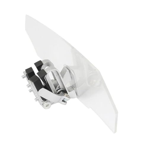 Motorcycle Windshield Extension Adjustable Spoiler Clamp-On Windscreen Deflector Compatible with All Motorcycle Models
