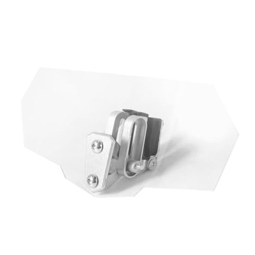 Motorcycle Windshield Extension Adjustable Spoiler Clamp-On Windscreen Deflector Compatible with All Motorcycle Models