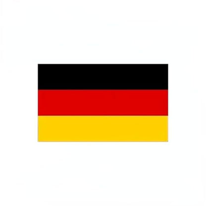 4 PCS Flag Stickers - Germany Flag Stickers Decals for Cup Computer Laptop Car Bumper Window Helmet Musical Instrument with Smooth Surface - size: Germany
