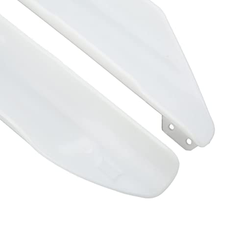 Cr250R White Fork Guards,Motocross Front Fork Guard Covers,2pcs Motorcycle Fork Guard Shock Absorber Protector Replacement for CR125R CR250R CRF450R