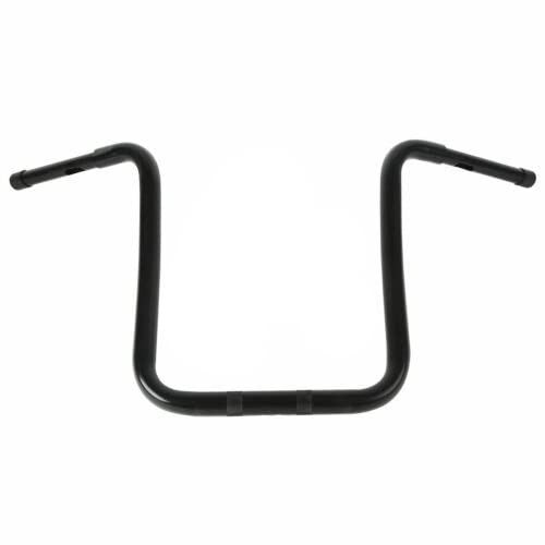 Green-L 1 1/4" Ape Hanger 18" Rise Handlebars Fit for Harley Sportster XL883 XL1200 Softail FLST FXST Custom Motorcycle 1.25" Handle Bar - size: 18" Rise, style: Style C Black