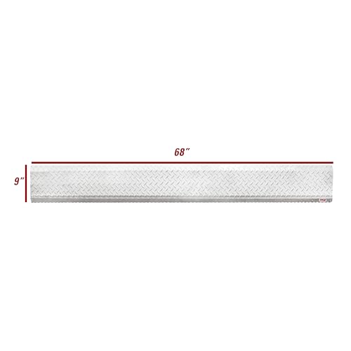 Extreme Max 3005.9062 Hinged Aluminum Trailer Door Slider Plate - 68" x 9" - size: 68" x 9"