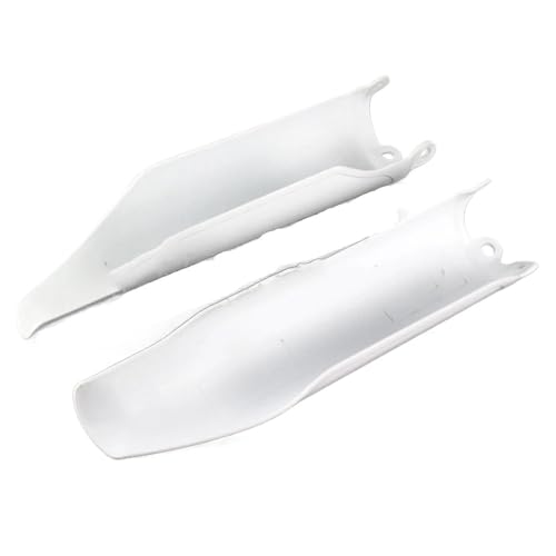 Motorcycle Fork Cover Gaiter Motocross Fork Guard Tube Cover Protector Fit for Honda CR125 CR250 CR500 CRF250R CRF250X CRF450R CRF450X CRF450RX Fork Guards(White) - color: Black
