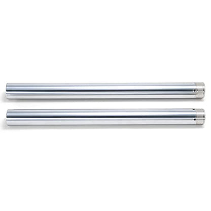 TOFR 49mm Fork Tubes for Harley Touring 14-20 FLHT FLTR FLHR FLHX Street Glide Electra Glide Road King Road Glide 45500113 37Mn5 Steel - color: Silver