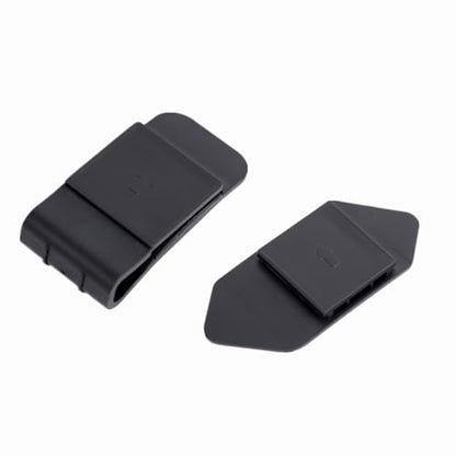 Belt Clip for Helmet Headset，Motorcycle Helmet Clips for Q7/Q2/V7/Q8/New V4 plus/MS8/MS20 Headset（1*Back Sticker Clip + 1*Belt Clip）