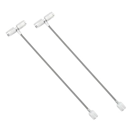 2PCS Car Valve Stem Installation Fishing Tool, 3 in 1 Multifunction Vehicle Tire Plug Core Puller Remover, Wheel Stem Installation Removal Repair Fishing Tool, Universal for Vehicles - size: 2PC