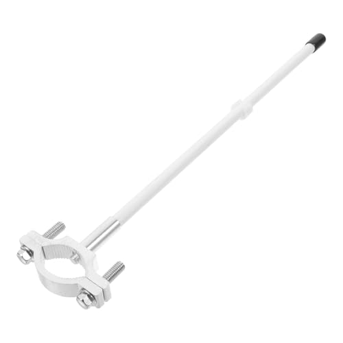 Bicycle Safety Flag Pole with A-shape Clamp 25-inch Stainless Steel and Aluminum Alloy Mount for Motorcycle Handlebar Riding Visibility and Warning