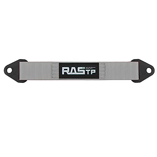 RASTP Limit Strap, Premium Quad Wrap Limit Strap Car Hauler Axle Straps Truck Wrecker Wheel Tie Down Strap with 10,000 Lb Webbing Strength (14 Inch, Gray) - color: Gray, size: 14 Inch