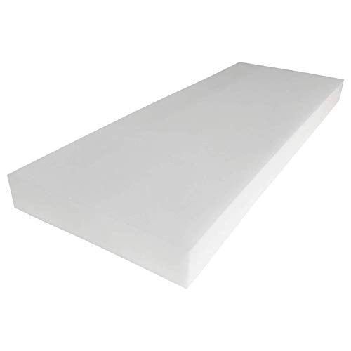 FOAMMA 1" x 24" x 72" High Density Upholstery Foam Cushion,Seat Replacement, Upholstery Sheet, Foam Padding Made in USA!!!, 1 Count (Pack of 1) - color: High Density, size: 1" x 24" x 72", style: 1 Pack