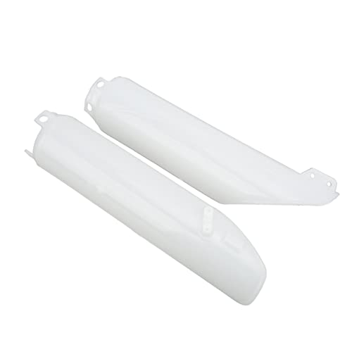 Cr250R White Fork Guards,Motocross Front Fork Guard Covers,2pcs Motorcycle Fork Guard Shock Absorber Protector Replacement for CR125R CR250R CRF450R